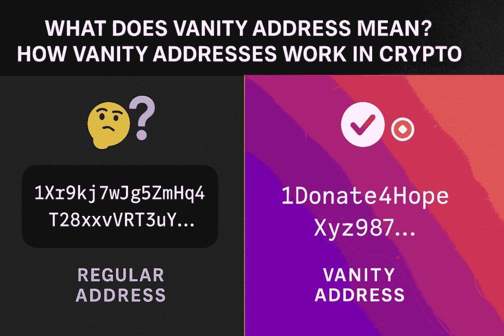 What Does Vanity Address Mean and How Vanity Addresses Work in Crypto