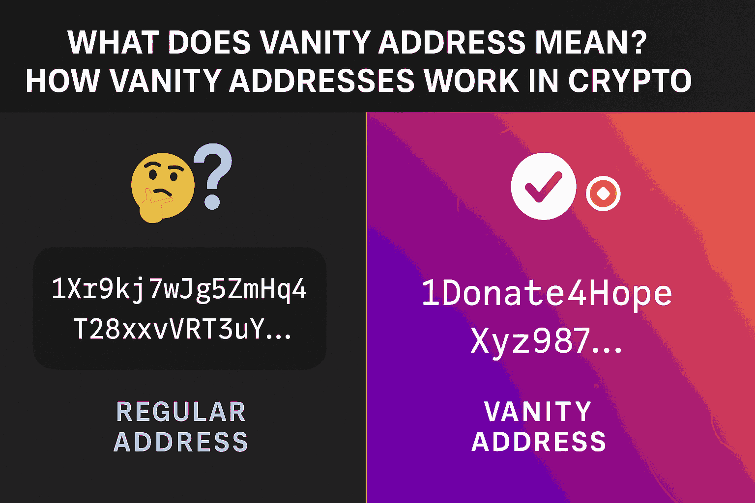 What Does Vanity Address Mean and How Vanity Addresses Work in Crypto